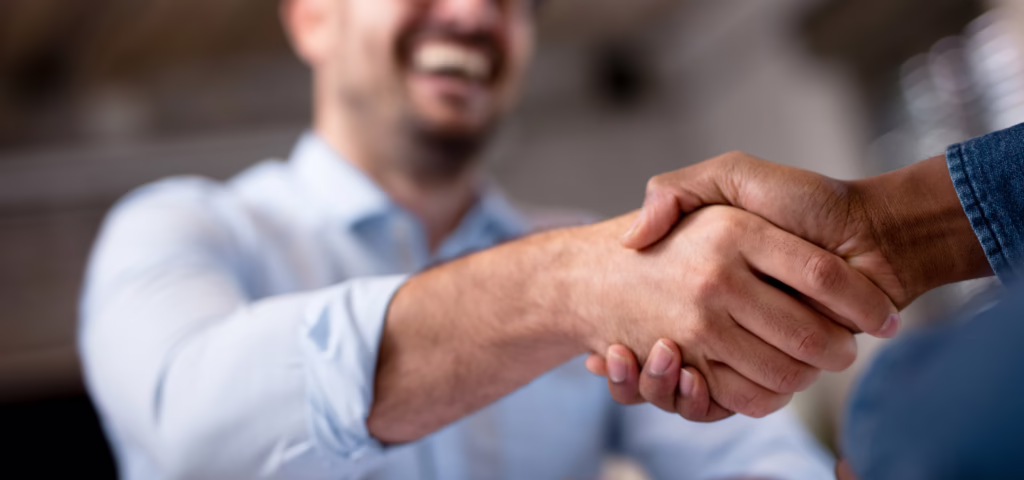 Handshake Because Equipment Financing Is Fun