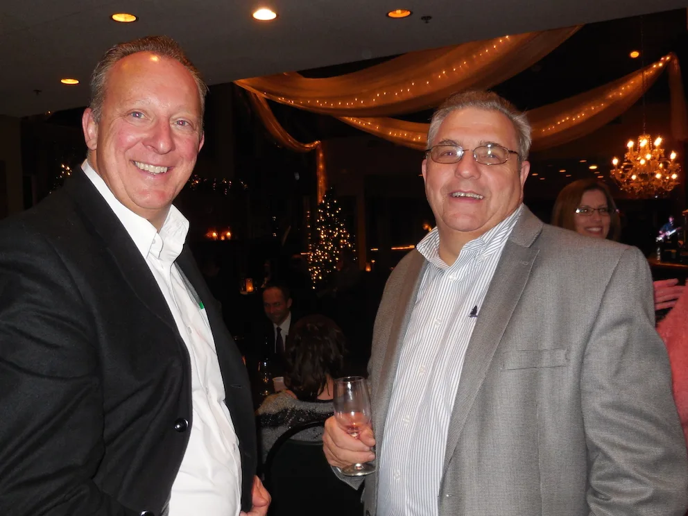 vince and gabe cmas party